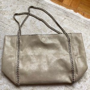 ALDO metallic tote